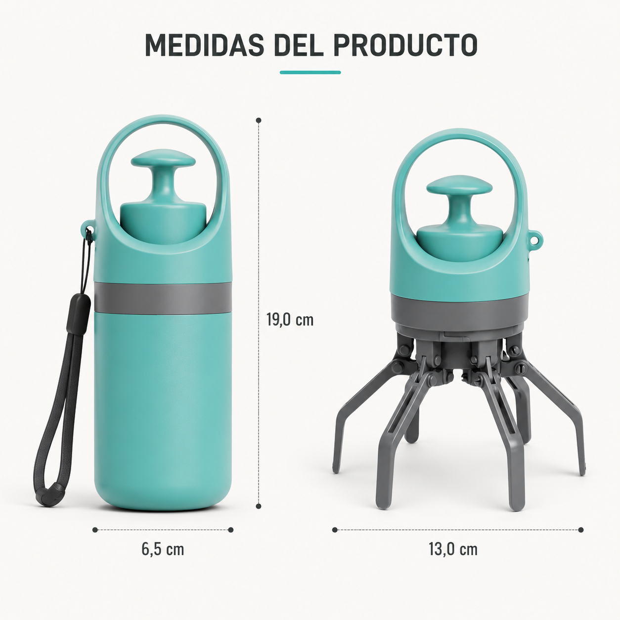 RecoPopó | Recogedor portátil para popó de perro con bolsas integradas